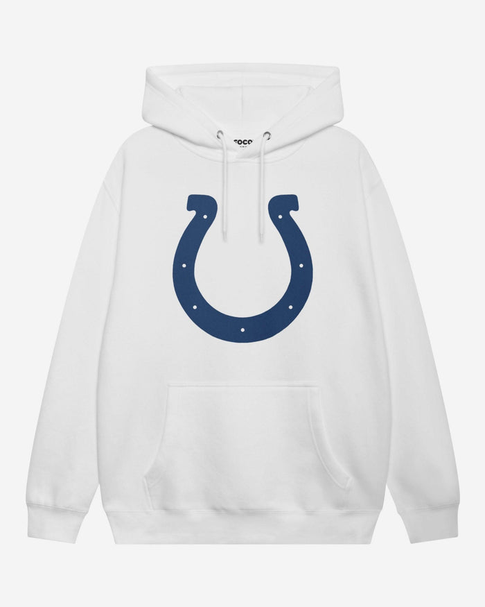 Indianapolis Colts Primary Logo Hoodie FOCO White S - FOCO.com
