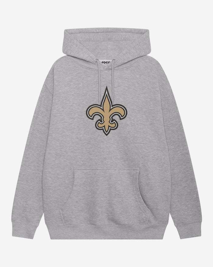 New Orleans Saints Primary Logo Hoodie FOCO Athletic Heather S - FOCO.com