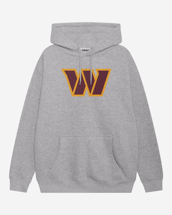 Washington Commanders Primary Logo Hoodie FOCO Athletic Heather S - FOCO.com