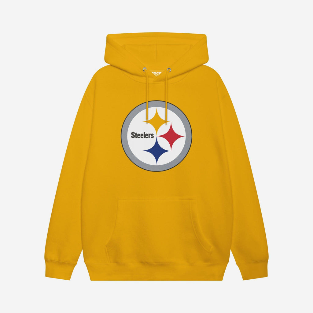 Pittsburgh Steelers Primary Logo Hoodie FOCO Lemon S - FOCO.com