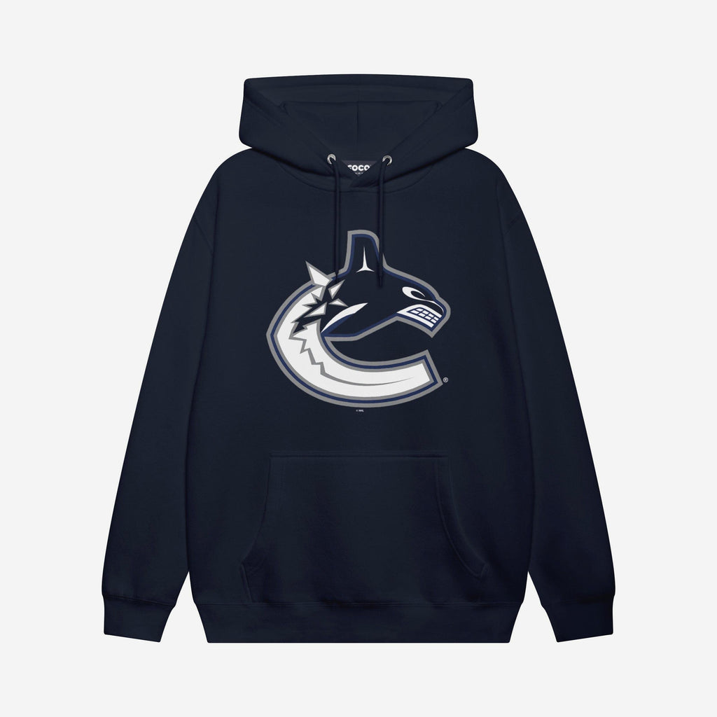 Vancouver Canucks Primary Logo Hoodie FOCO Navy S - FOCO.com