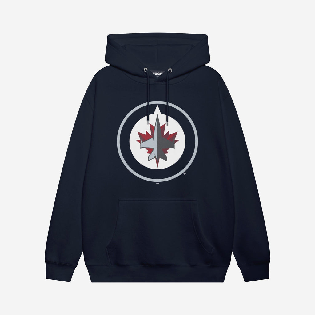 Winnipeg Jets Primary Logo Hoodie FOCO Navy S - FOCO.com