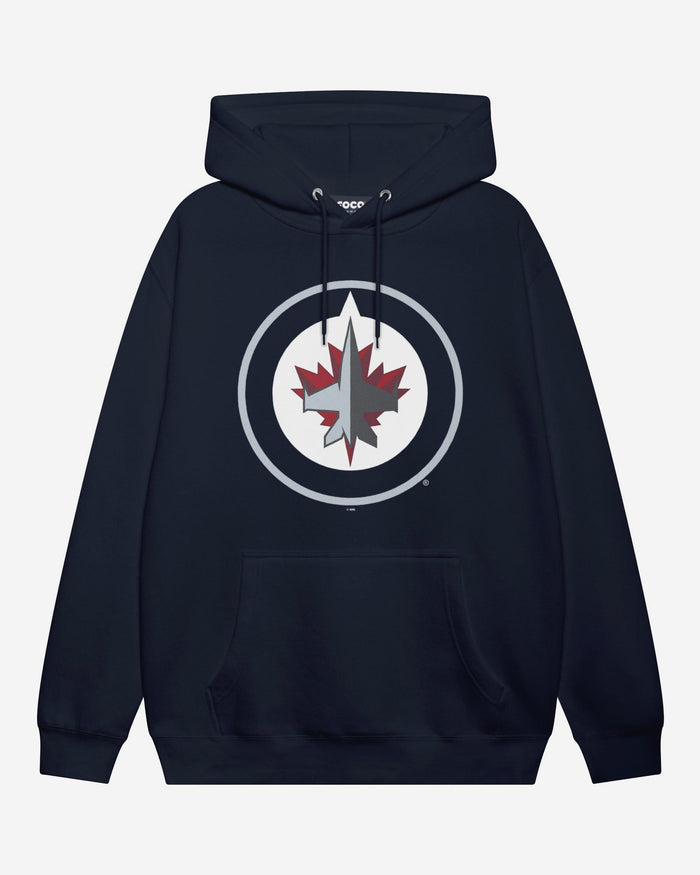 Winnipeg Jets Primary Logo Hoodie FOCO Navy S - FOCO.com