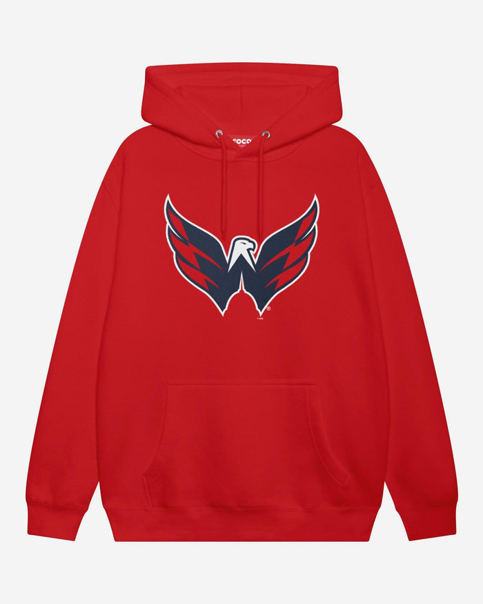 Washington Capitals Primary Logo Hoodie FOCO Red S - FOCO.com