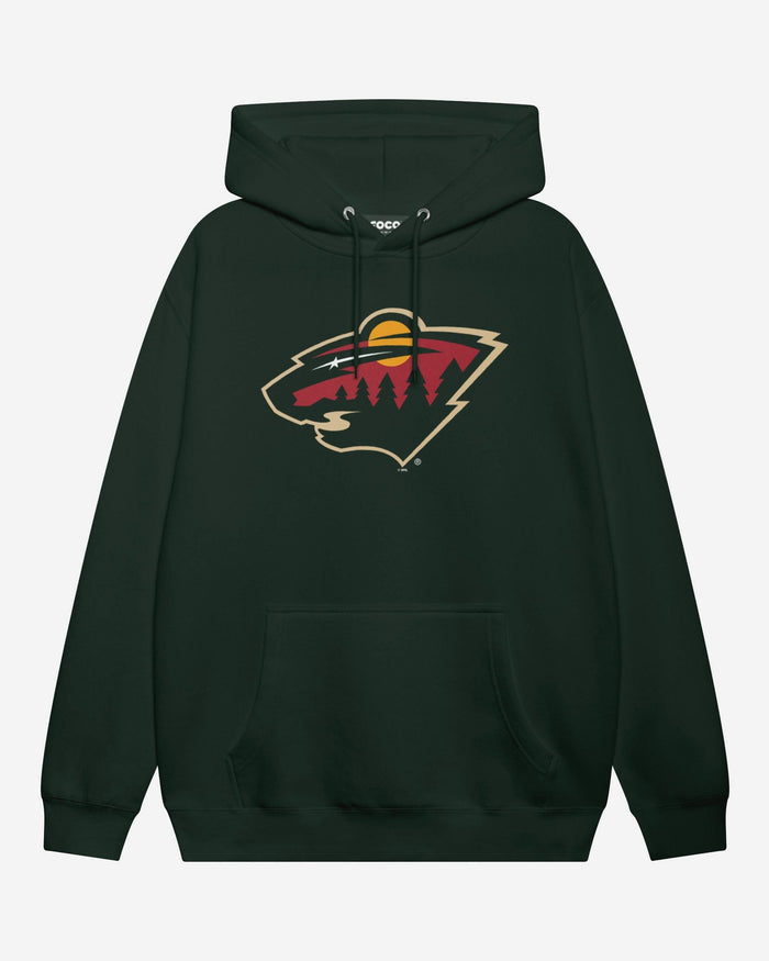 Minnesota Wild Primary Logo Hoodie FOCO Sports Green S - FOCO.com