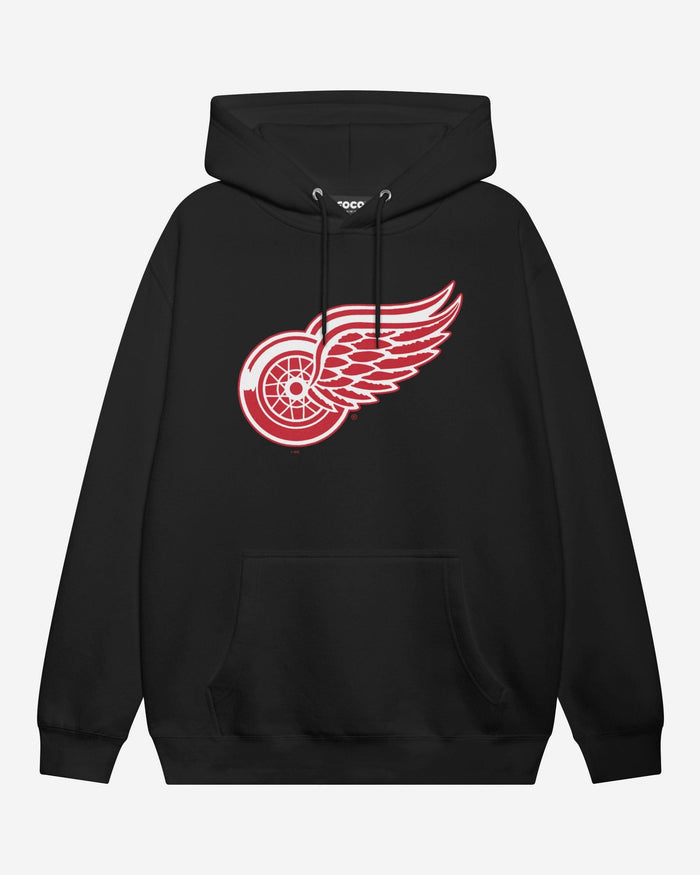 Detroit Red Wings Primary Logo Hoodie FOCO Black S - FOCO.com