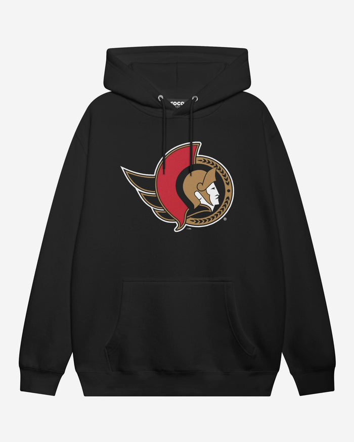 Ottawa Senators Primary Logo Hoodie FOCO Black S - FOCO.com