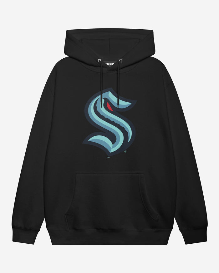 Seattle Kraken Primary Logo Hoodie FOCO Black S - FOCO.com