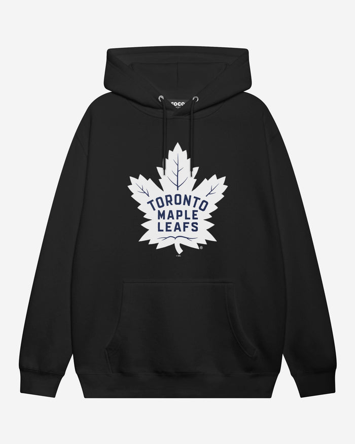Toronto Maple Leafs Primary Logo Hoodie FOCO Black S - FOCO.com