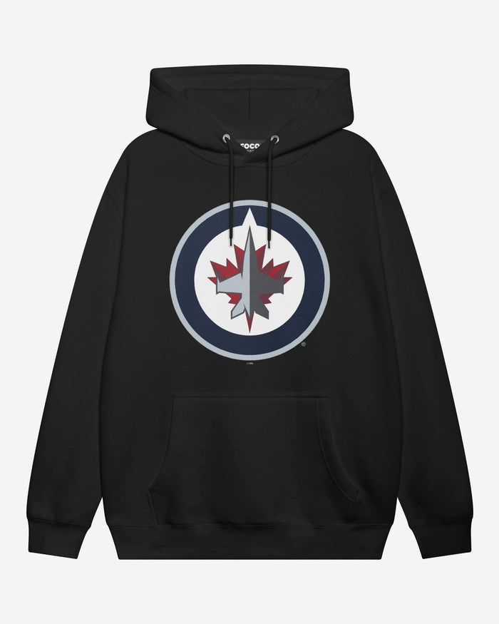 Winnipeg Jets Primary Logo Hoodie FOCO Black S - FOCO.com