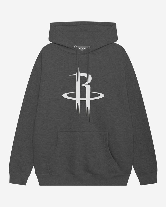 Houston Rockets Black & White Primary Logo Hoodie FOCO S - FOCO.com