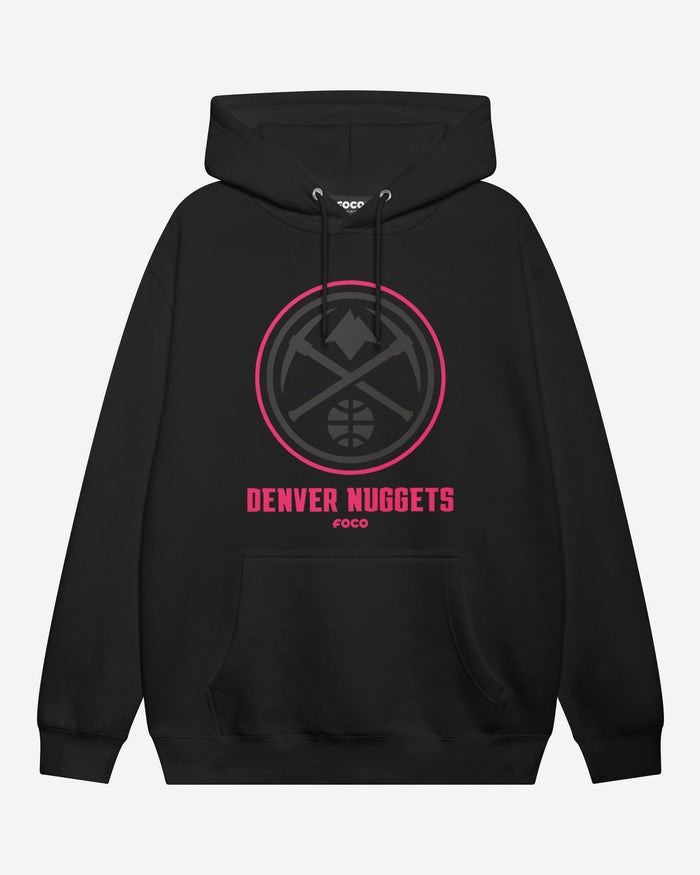 Denver Nuggets Highlight Reel Hoodie FOCO Black/Neon Pink S - FOCO.com