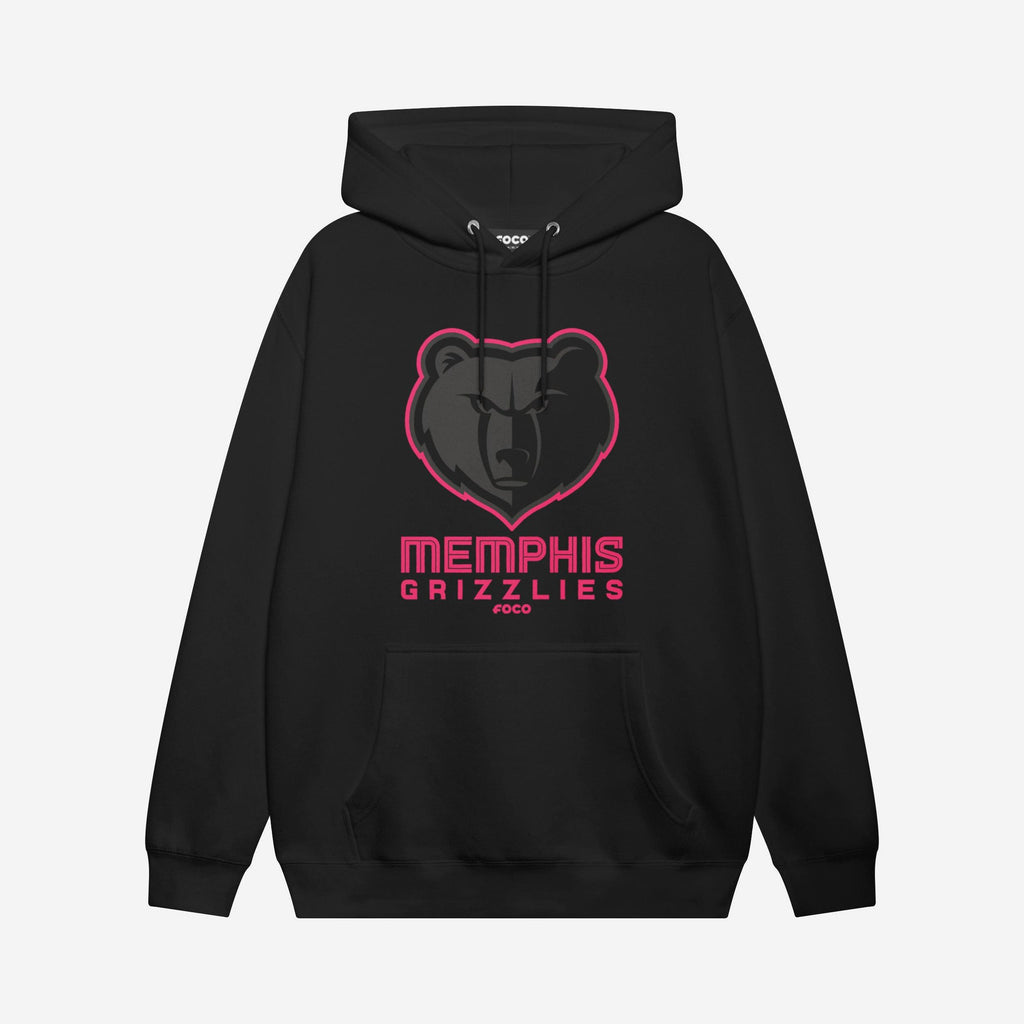 Memphis Grizzlies Highlight Reel Hoodie FOCO Black/Neon Pink S - FOCO.com
