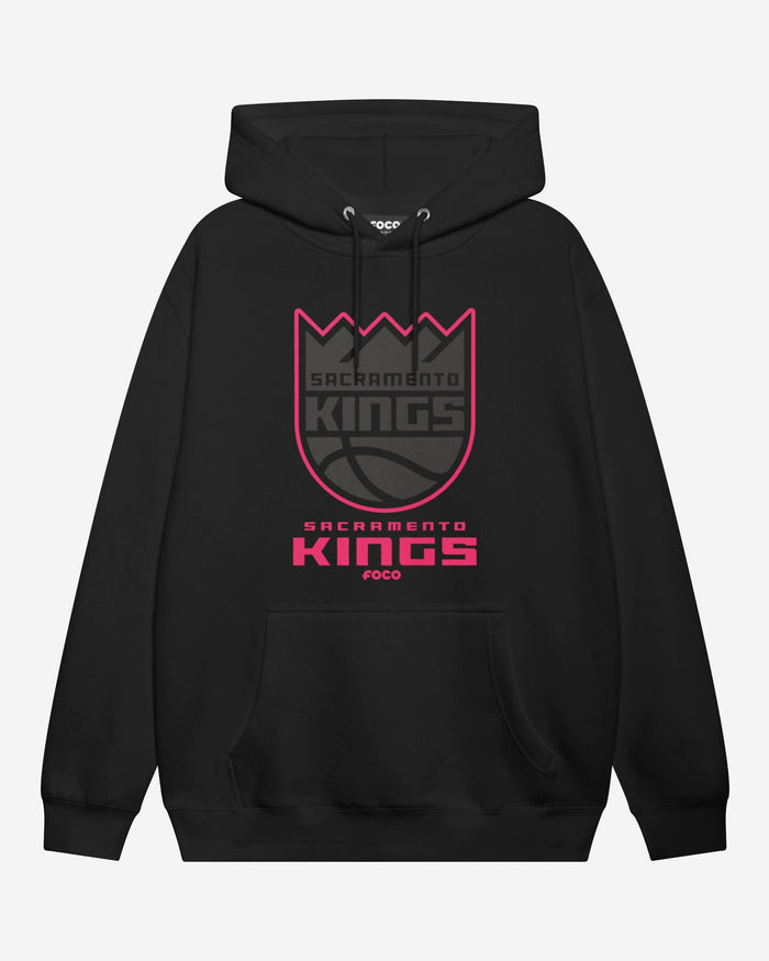 Sacramento Kings Highlight Reel Hoodie FOCO Black/Neon Pink S - FOCO.com