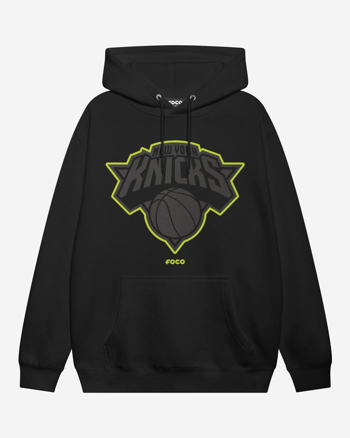New York Knicks Highlight Reel Hoodie FOCO Black/Volt S - FOCO.com