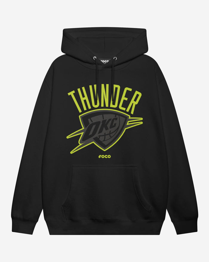 Oklahoma City Thunder Highlight Reel Hoodie FOCO Black/Volt S - FOCO.com