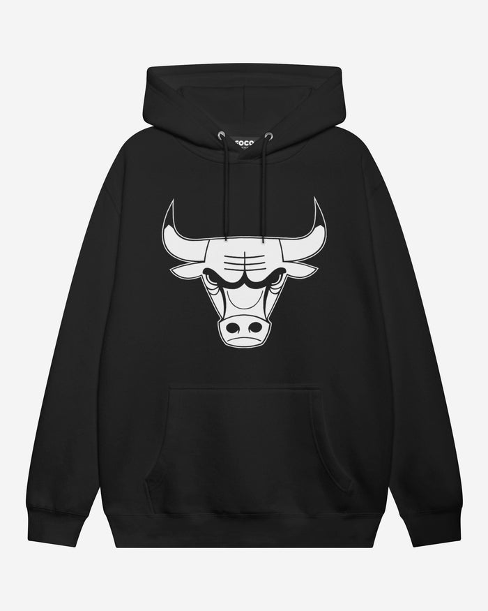 Chicago Bulls White Logo Hoodie FOCO S - FOCO.com
