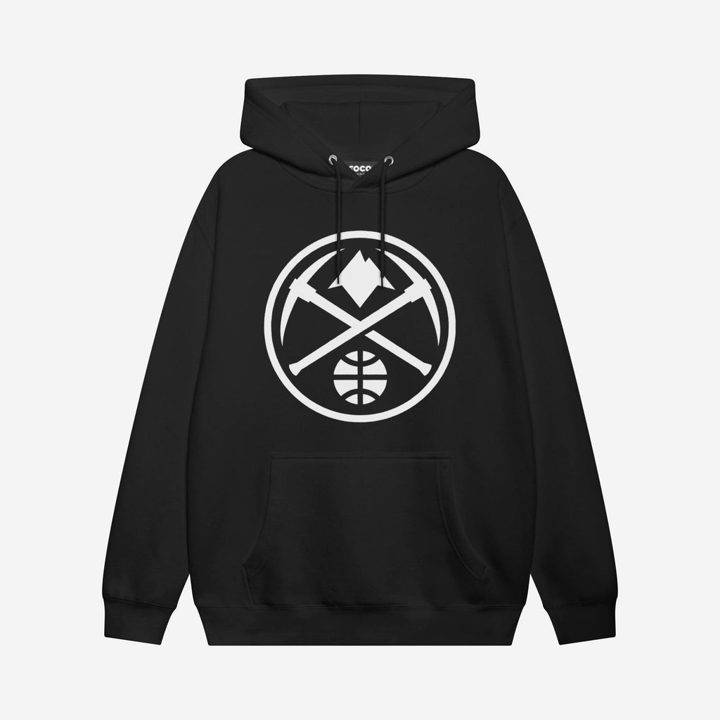 Denver Nuggets White Logo Hoodie FOCO S - FOCO.com