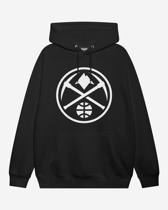 Denver Nuggets White Logo Hoodie FOCO S - FOCO.com