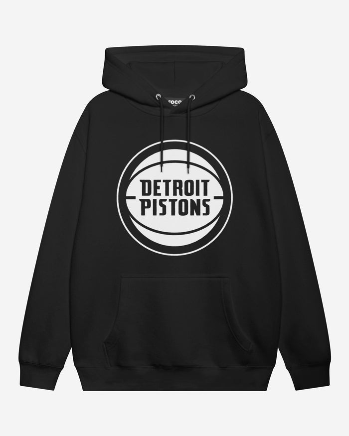 Detroit Pistons White Logo Hoodie FOCO S - FOCO.com