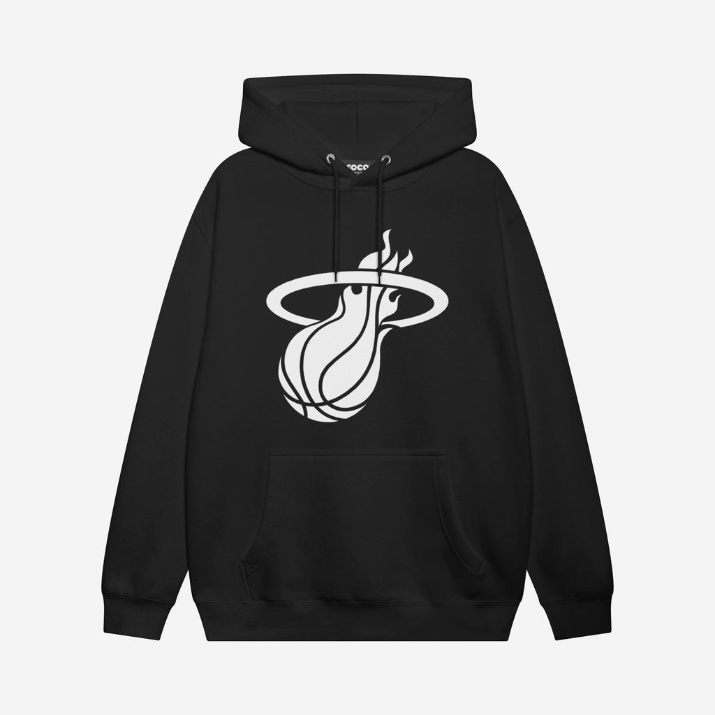 Miami Heat White Logo Hoodie FOCO S - FOCO.com