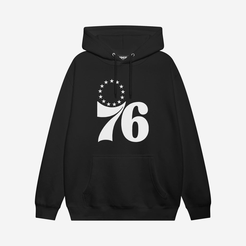 Philadelphia 76ers White Logo Hoodie FOCO S - FOCO.com