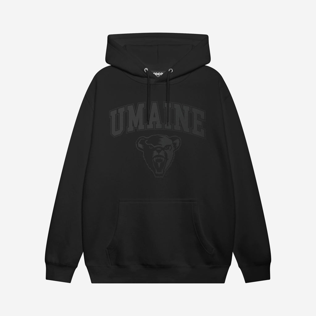 Maine Black Bears Blackout Hoodie FOCO S - FOCO.com