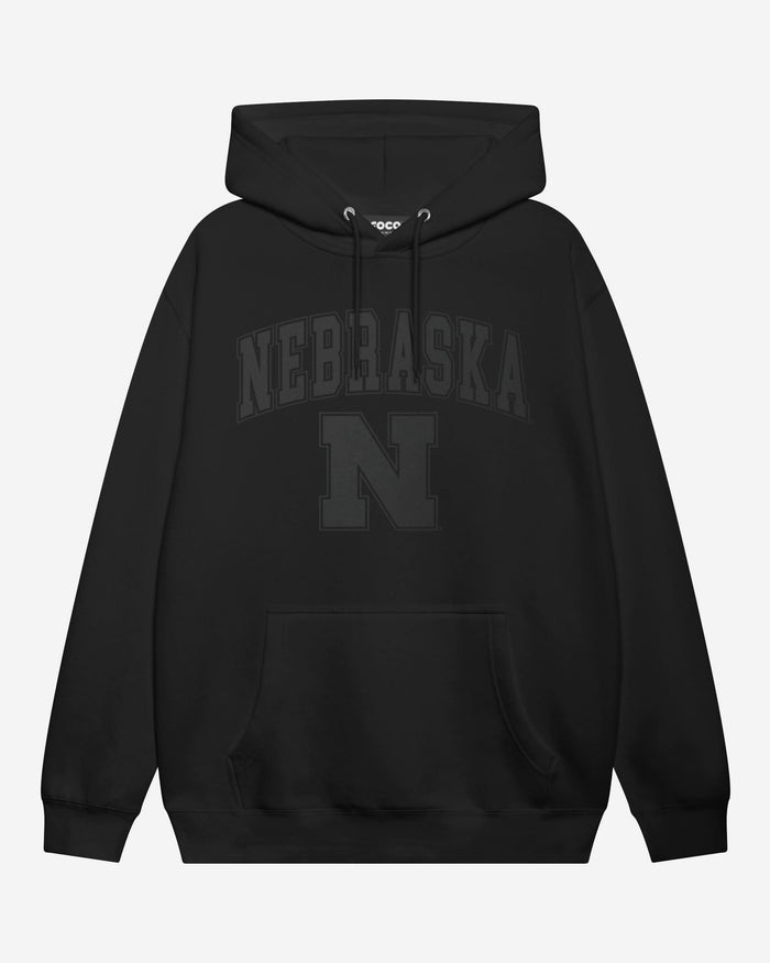 Nebraska Cornhuskers Blackout Hoodie FOCO S - FOCO.com