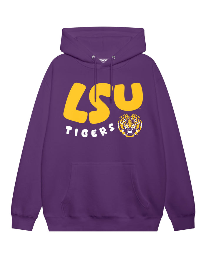 LSU Tigers Bubble Hoodie FOCO S - FOCO.com