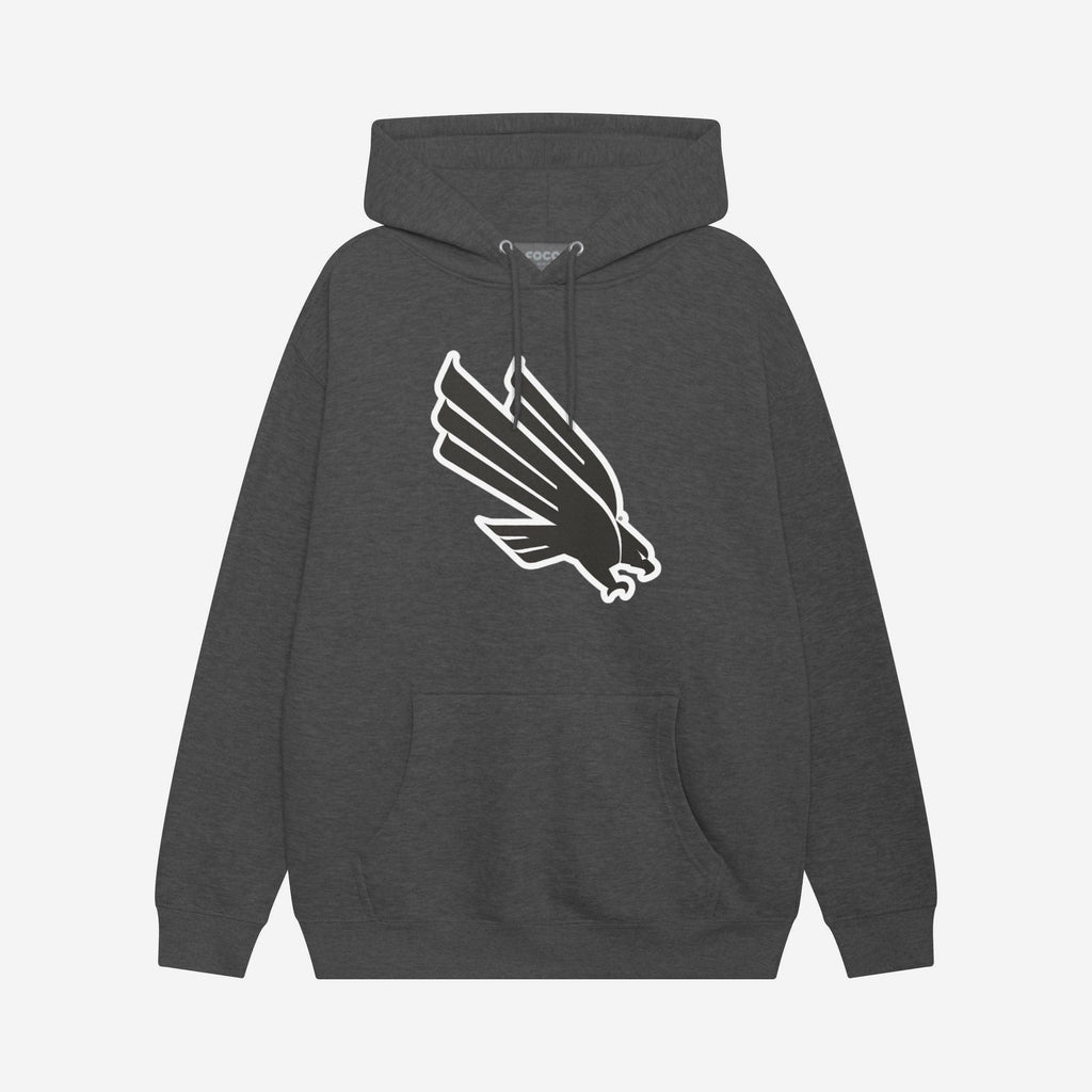 North Texas Mean Green Black & White Primary Logo Hoodie FOCO S - FOCO.com