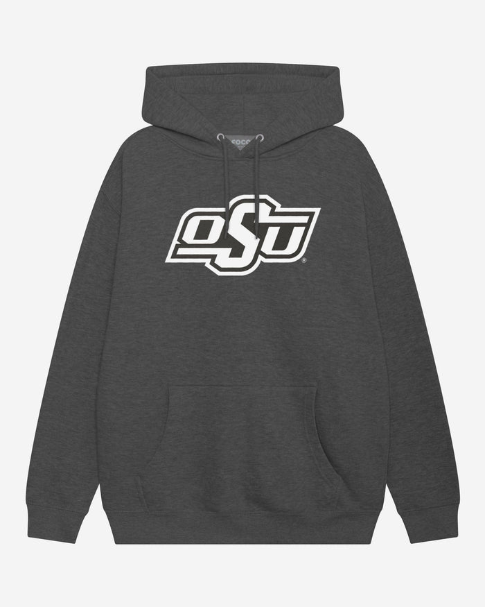 Oklahoma State Cowboys Black & White Primary Logo Hoodie FOCO S - FOCO.com