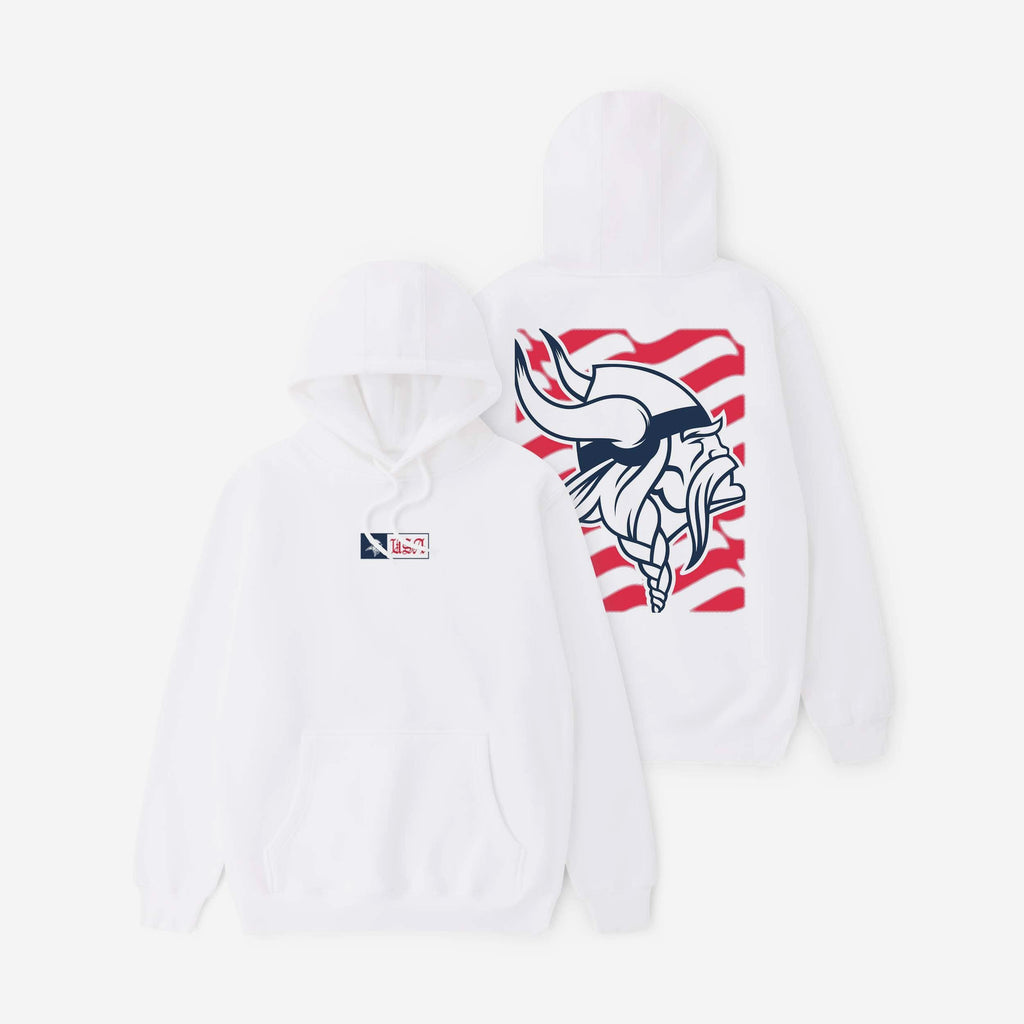 Minnesota Vikings American Heritage Hoodie FOCO S - FOCO.com