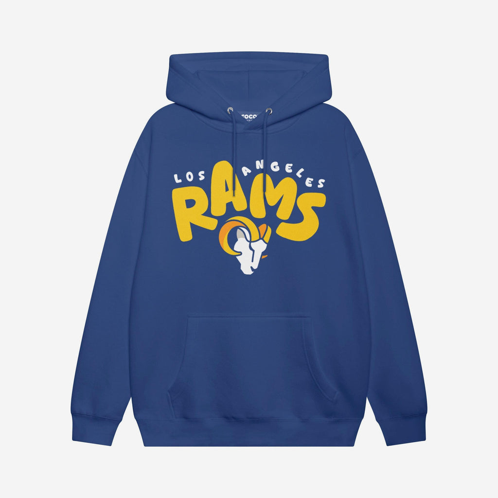 Los Angeles Rams Bubble Hoodie FOCO S - FOCO.com