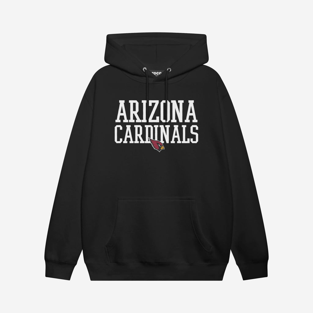 Arizona Cardinals Bold Wordmark Hoodie FOCO Black S - FOCO.com
