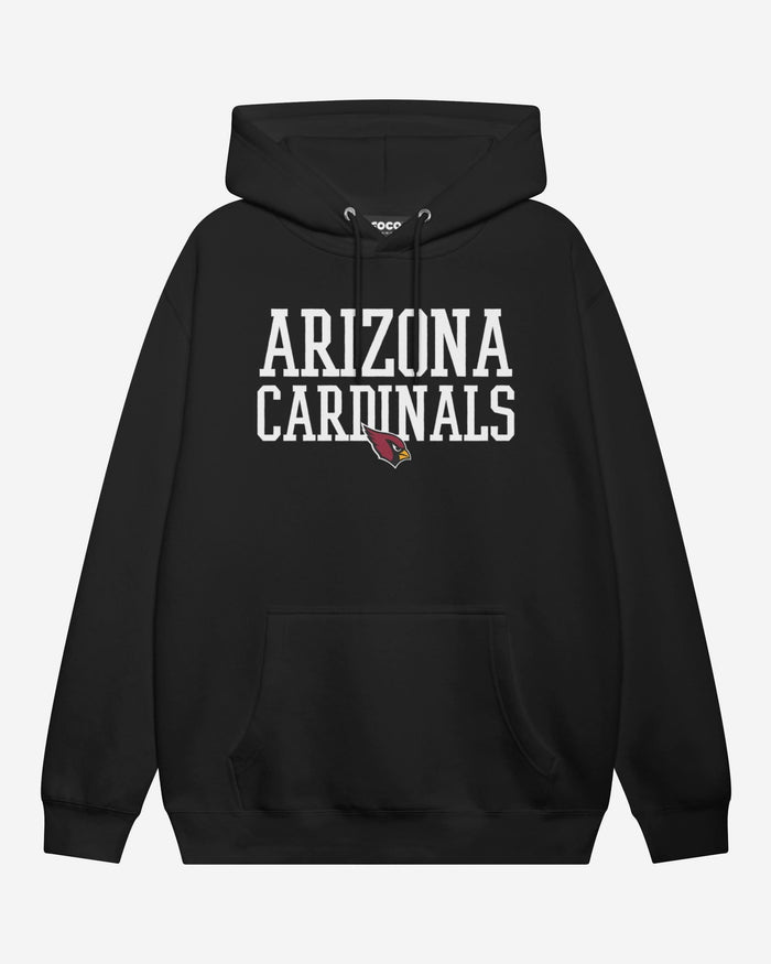 Arizona Cardinals Bold Wordmark Hoodie FOCO Black S - FOCO.com