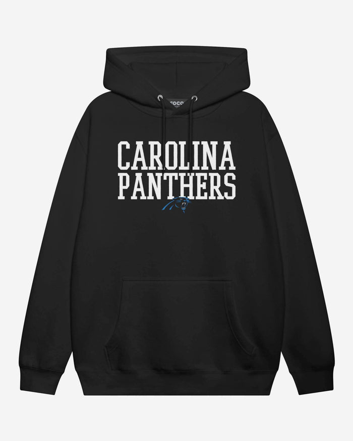 Carolina Panthers Bold Wordmark Hoodie FOCO Athletic Heather S - FOCO.com