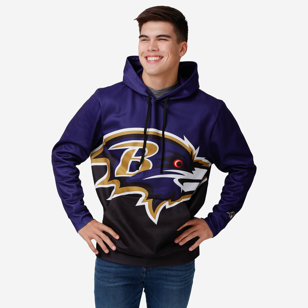 Baltimore Ravens Bold Logo Hoodie FOCO S - FOCO.com