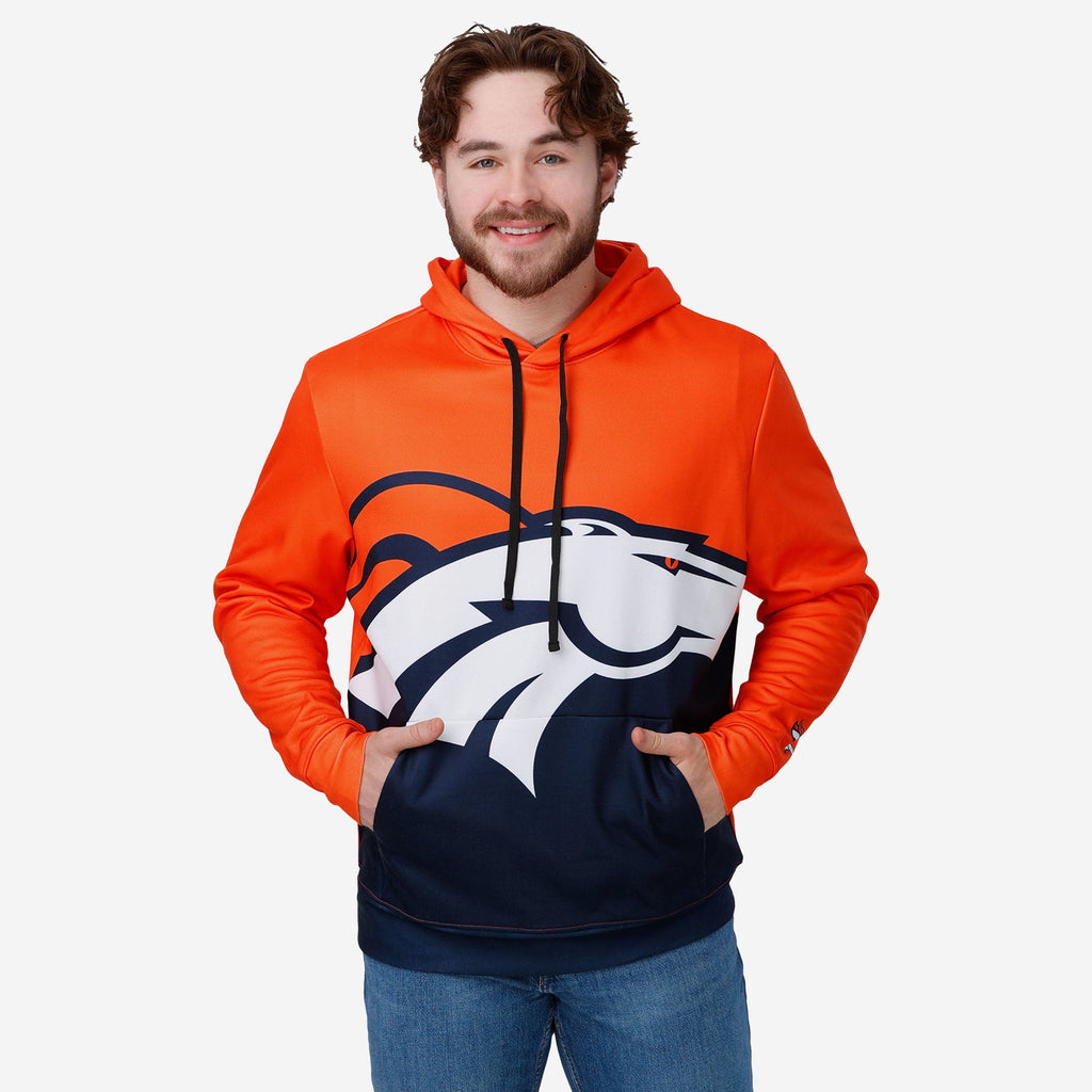 Denver Broncos Bold Logo Hoodie FOCO S - FOCO.com