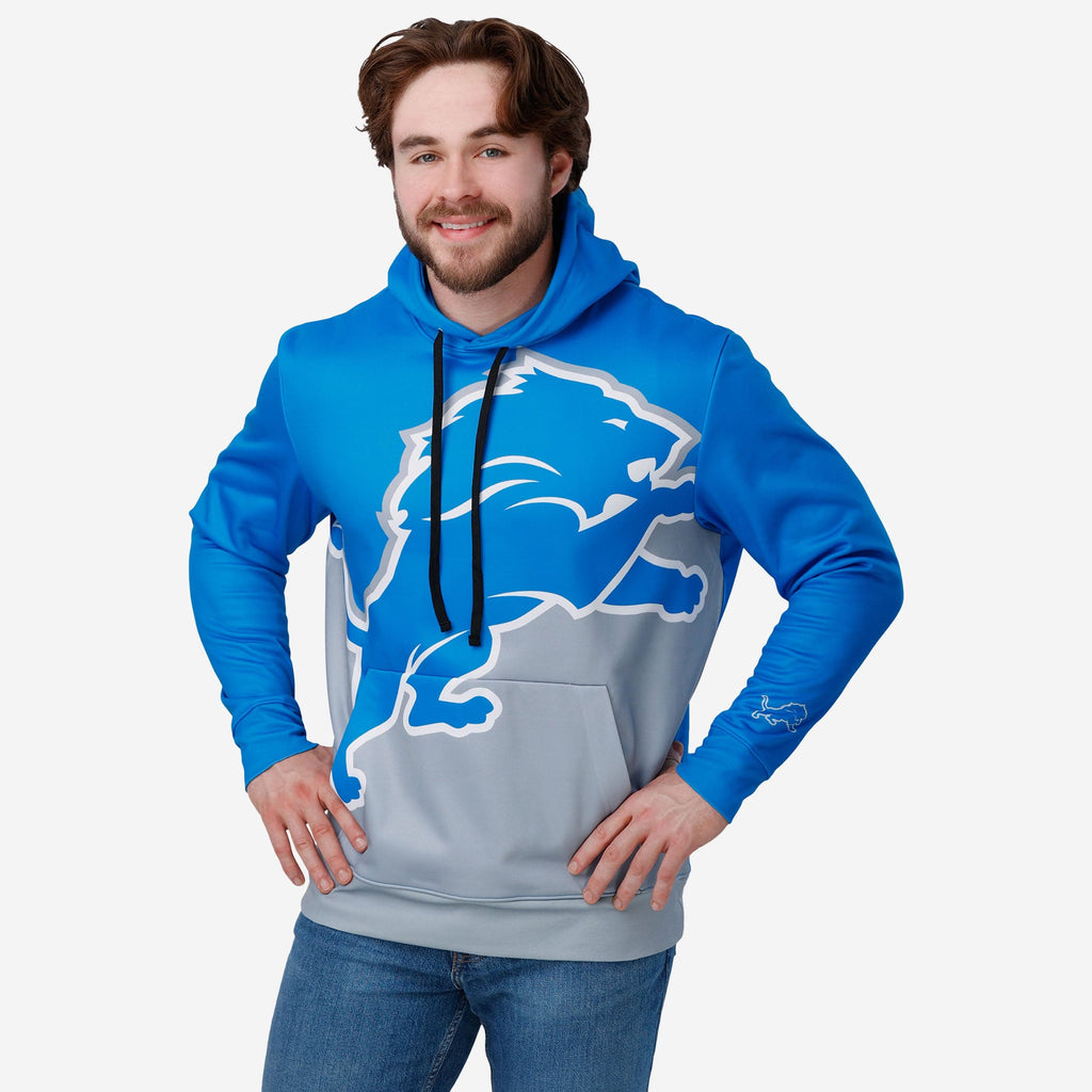 Detroit Lions Bold Logo Hoodie FOCO S - FOCO.com