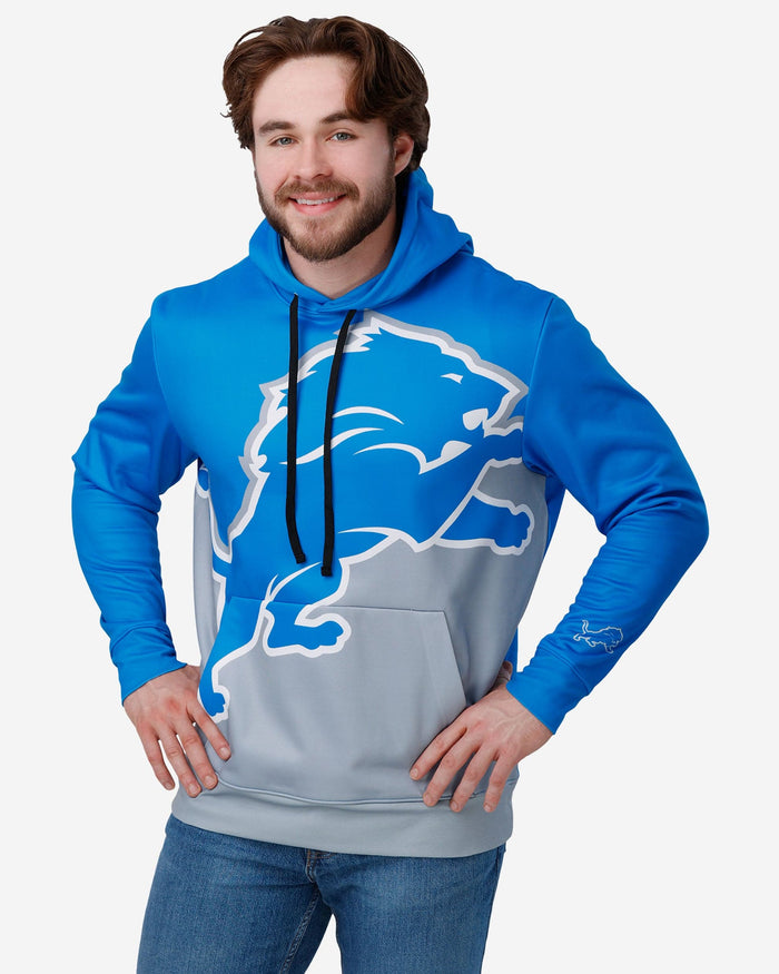 Detroit Lions Bold Logo Hoodie FOCO S - FOCO.com