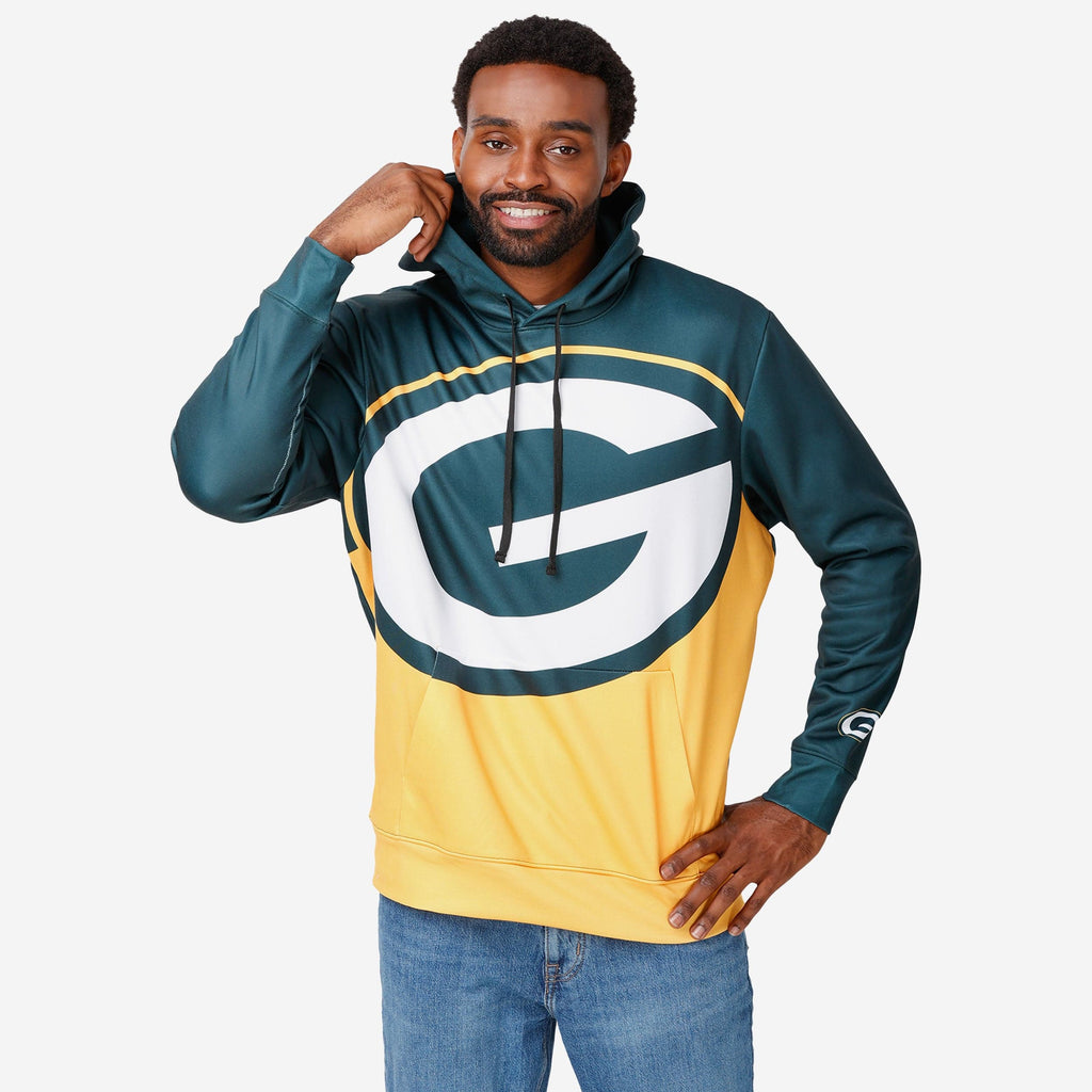 Green Bay Packers Bold Logo Hoodie FOCO S - FOCO.com