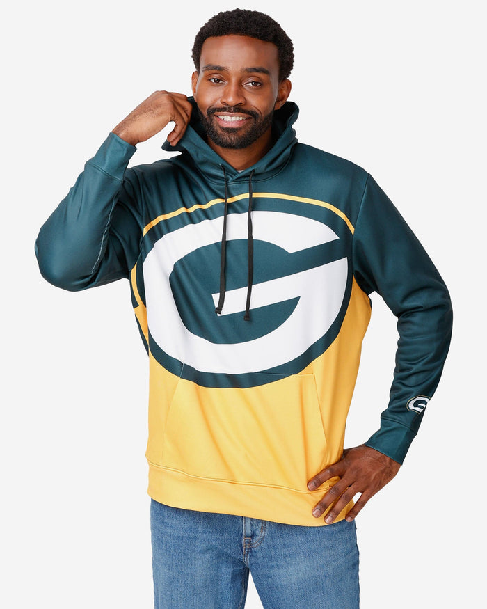 Green Bay Packers Bold Logo Hoodie FOCO S - FOCO.com