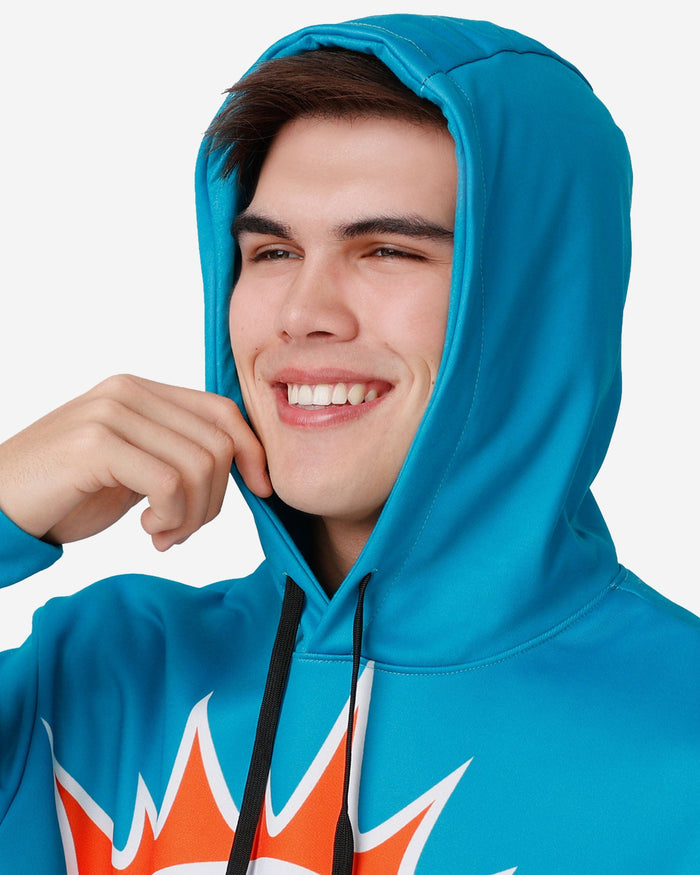 Miami Dolphins Bold Logo Hoodie FOCO - FOCO.com