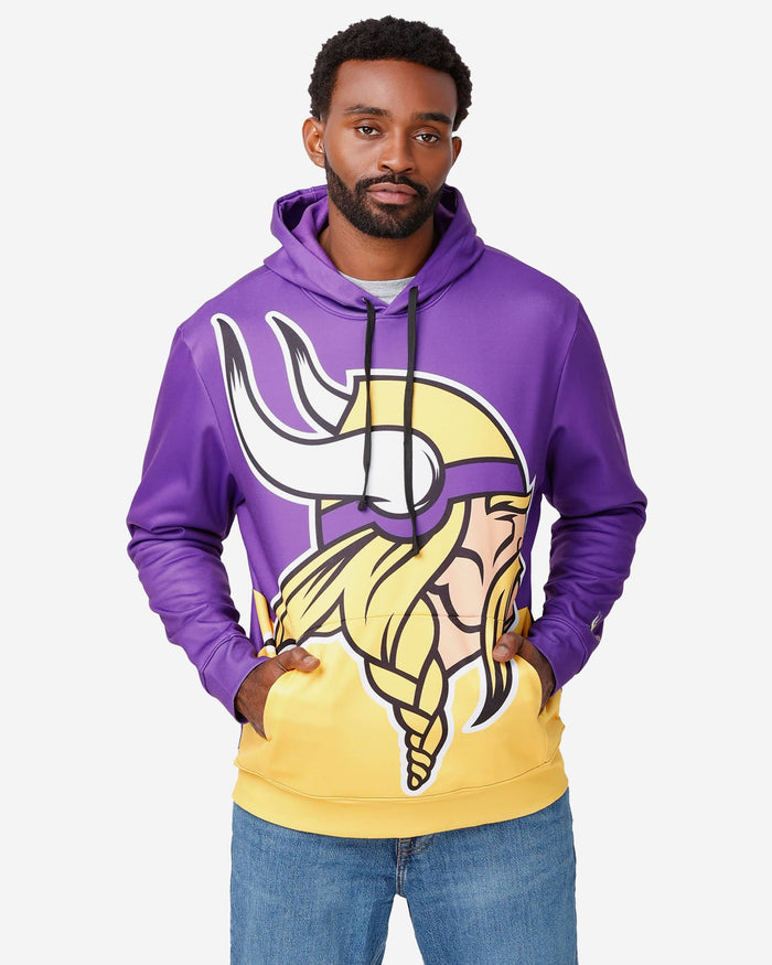 Minnesota Vikings Bold Logo Hoodie FOCO S - FOCO.com