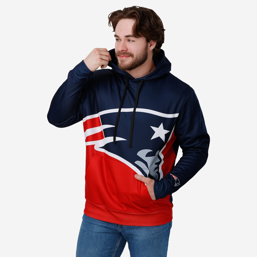 New England Patriots Bold Logo Hoodie FOCO S - FOCO.com