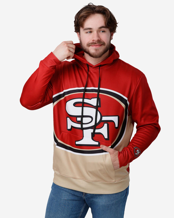 San Francisco 49ers Bold Logo Hoodie FOCO S - FOCO.com