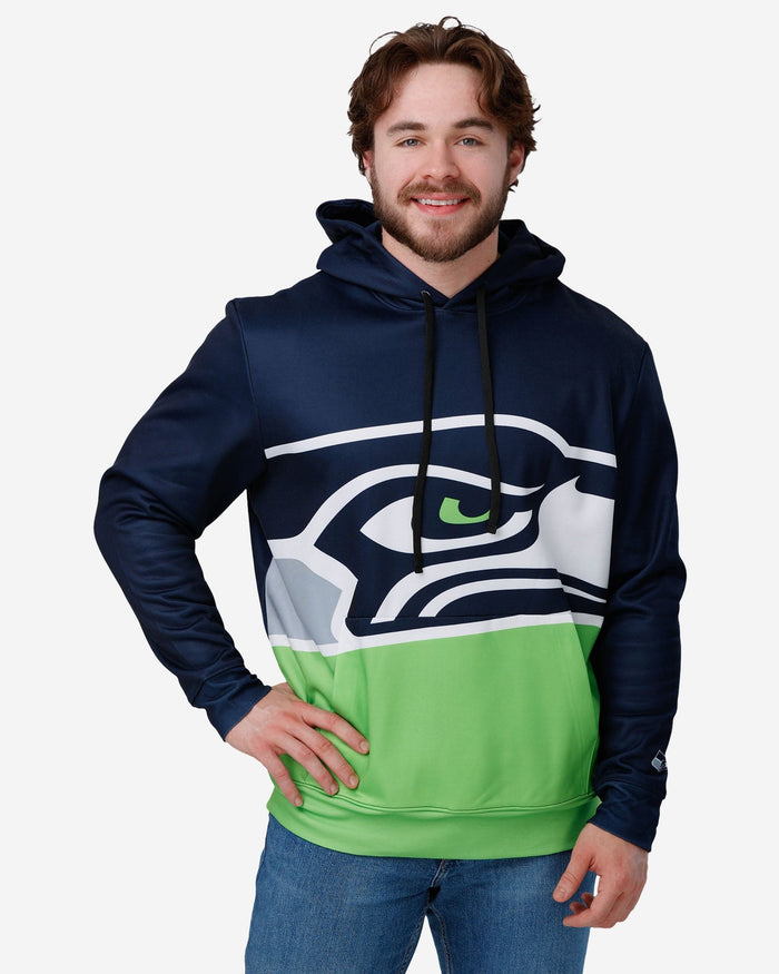 Seattle Seahawks Bold Logo Hoodie FOCO S - FOCO.com