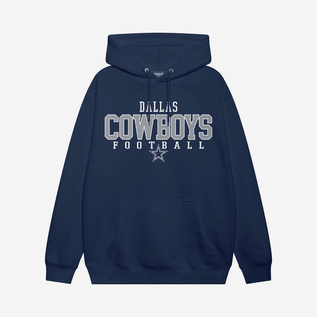 Dallas Cowboys Football Wordmark Hoodie FOCO S - FOCO.com