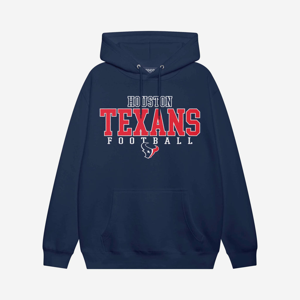 Houston Texans Football Wordmark Hoodie FOCO S - FOCO.com