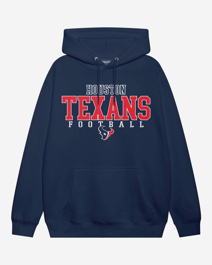 Houston Texans Football Wordmark Hoodie FOCO S - FOCO.com